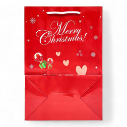 Цена за 2 шт. Пакет ламинированный подарочный с окном «Дед мороз» 24×35×14 см, зеленый