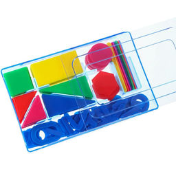 Касса цифр и счетных материалов «Учимся считать», 130 элементов, пластик, Щенячий патруль МИКС