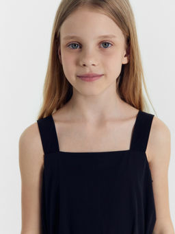 Сарафан для девочек в черном цвете - Mark formelle фото 6