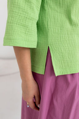 Блузка ТБ-43м салатовый - Angelika фото 5