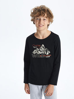 Bisiklet Yaka Erkek ?ocuk Pijama Tak?m?