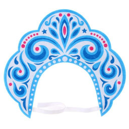 Кокошник карнавальный «Зимняя королева», фетр