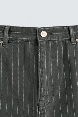 PINSTRIPE BAGGY FIT TROUSERS - Zara фото 19