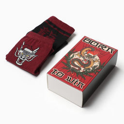 Набор мужских носков KAFTAN Дракон р. 41-44 (27-29 см), 2 пары