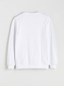 Bisiklet Yaka Erkek Sweatshirt