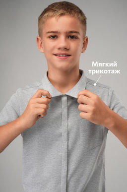 Рубашка-поло с коротким рукавом для мальчика Happyfox - Happy fox фото 4