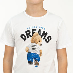 Пижама детская белая/синяя клетка dreams 827п/1 (128, 64)