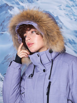 Женская зимняя мембранная парка Azimuth Глория 124/24006_7 Сладкий Лавандовый  фото 10