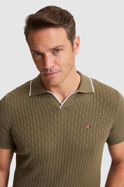 Erkek Haki Slim Fit Polo Yaka Triko TiЕГrt - U.s. polo assn фото 2