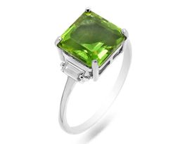 Кольцо из серебра султанит, Хит