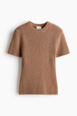 Camiseta en mezcla de lana