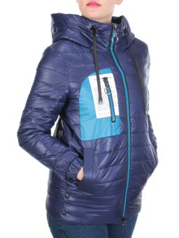 D001 DARK BLUE Куртка демисезонная женская (100 гр. синтепон)
