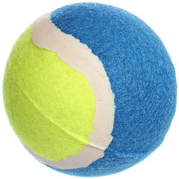 Цена за 6 шт. Мяч для активных игр "Счастливый хвост!", цвет синий/салатовый, d-6см