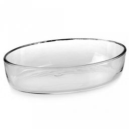 Боркам (Borcam) Форма стеклянная жаропрочная 1,55л, 18х26см, овальная, цветная коробка, Pasabahce (Турция)