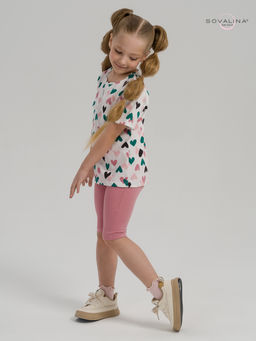 Костюм Актив зеленые сердечки-сухая роза - Sovalina фото 26