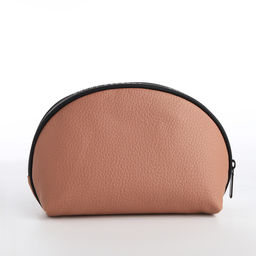 Косметичка-сумка п/ов L-б/н, 20*8*13, отд на молнии, под кожу, розовый - Simaland фото 2