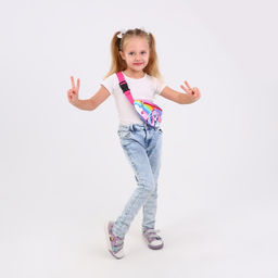 Сумка детская поясная NAZAMOK kids Единорог 20 см х 10 см х 6 см  фото 7