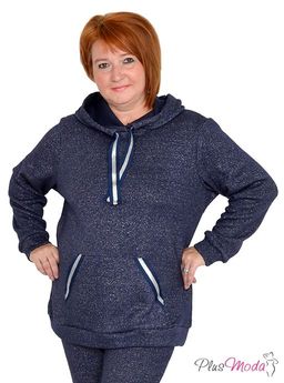 Толстовка Модель №1023 размеры 44-84 - Plusmoda фото 4