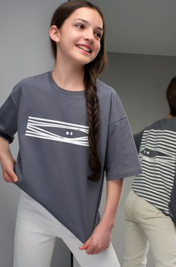 Детская футболка оверсайз Happyfox