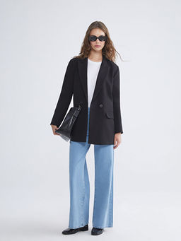 D??me Detayl? Kad?n Blazer Ceket