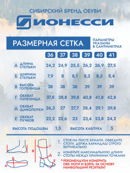 Сапожки Ионесси