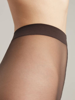 Колготки фантазийные CONTE Колготки в точку с имитацией чулок Seduction grafit  фото 4