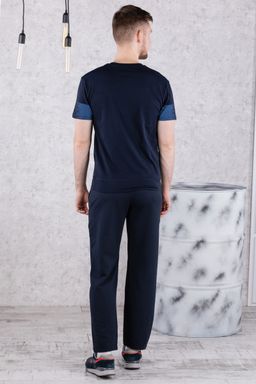 Брюки спортивные 
 3.MM002AA-синий-тёмный