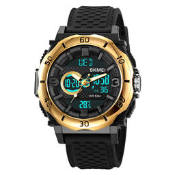 Часы наручные Skmei мужские электронные спортивные 2098gold-black