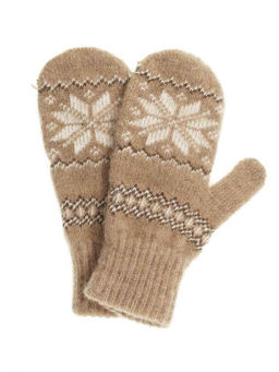 Варежки женские "Звезда с зигзагом" 3009-8