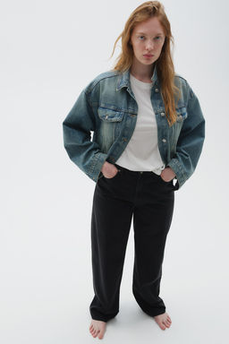 Curvy Fit Baggy High Jeans - H&m фото 2