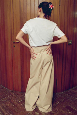 BASIC COTTON T-SHIRT - Zara фото 9