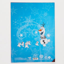 Бумага цветная односторонняя, А4 18 листов 10 цветов, золото и серебро, Холодное сердце - Disney фото 4