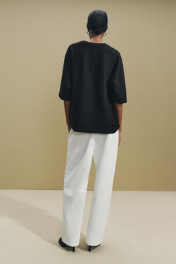 JOGGERS WITH PLEAT DETAIL - Zara фото 5