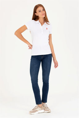 U. S. Polo Assn Женская белая базовая футболка - U.s. polo assn фото 11