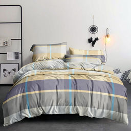 Наволочка 50х70см Клетка, пастель, с клапаном-запахом, полисатин Премиум SP 85г/м2, упаковка ПП 22х30см, Домашняя мода (Россия)  фото 2