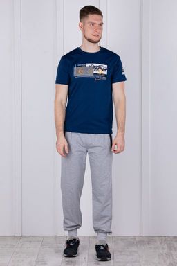 Брюки спортивные 
 3.MM112A-серый-светлый