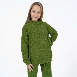 Костюм детский флисовый салатовый 7043кт (146, 76)