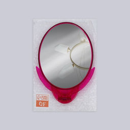 Зеркало настольное, овальное, настенное, 14×29 см, (12.5×16.5 см), МИКС