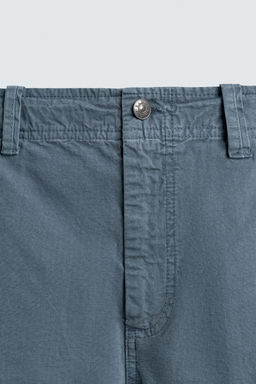 BERMUDA CARGO RELAXED FIT / Azul