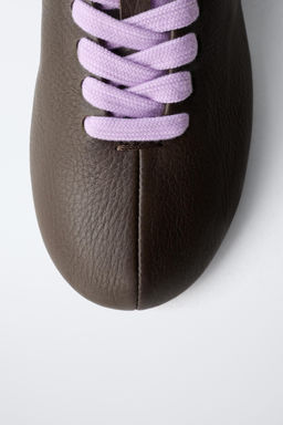 CHAMPION ® X ZARA LEATHER DERBY SHOES  фото 4