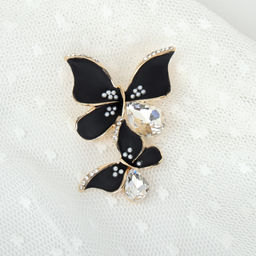 Брошь Бабочки / 4171-1 /уп 24/
