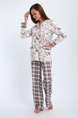 Пижама женская из футера Салли укроп