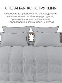 Одеяло Cloud Gray 150х200см теплое 300г/м2 ЕС-7883 - Espera фото 7