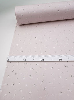 Сатин "Нежность" цв.пыльный светло-розовый, СОРТ2, ш.1.6м, хлопок-100%, 110гр/м.кв