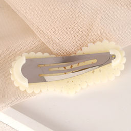 Заколка-зажим для волос Тик-Так Сердце / NL-10 /жемчуг - Галеонтрейд фото 2