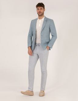 Mavi Ekstra Slim Fit Keten Kar___ml_ Blazer Ceket