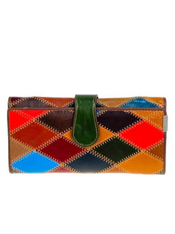Женское портмоне из натуральной кожи мультицвет
