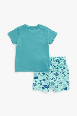 Mothercare / Комплект: футболка, шорты  фото 2