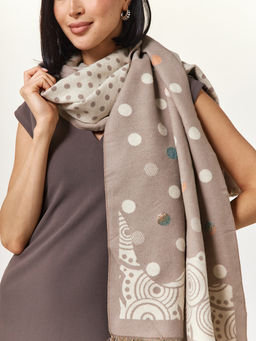 в составе ШЕРСТЬ и КАШЕМИР Большой, мягкий, теплый двусторонний палантин