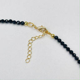 Колье из Шпинели и Жемчуга "Бантик" 41 см +